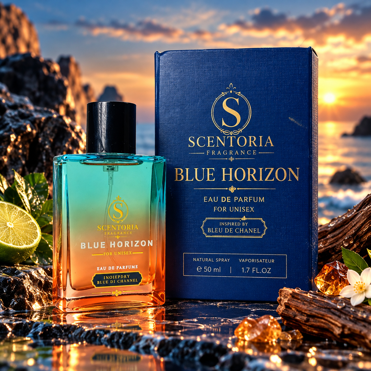 Blue Horizon Unisex Eau de Parfum by Scentoria Fragrance